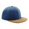 Cap - mod. B668:Denim Blue, cap: 100% cotton / peak: 100% polyester, One Size